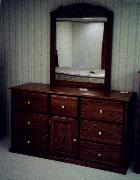 Triple-wide Dresser with Mirror