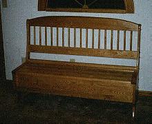 Custom Tall Bench