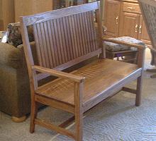 Mission Bench (with arms)