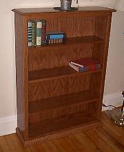 Mid-Size Oak Bookcase (#BK2)