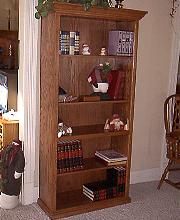 Oak Library Bookcase (#BK4)