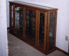 Custom 2-Door Wall Unit Display Case