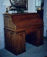 Computer Roll-Top Desk