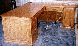 L-shaped Corner Workstation