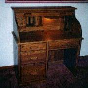 Small Roll-Top Desk