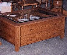 Display Coffee Table with Storage