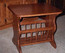 Magazine-Rack Style End Table