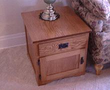 Mission Style Cabinet End Table