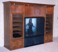 Custom Big Screen Entertainment Center
