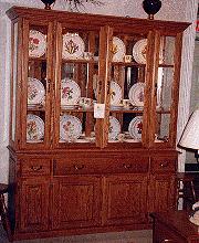 4-Door Deluxe Display Hutch