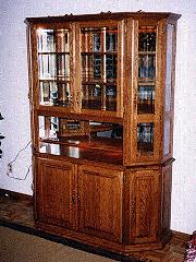 Custom Angled Hutch