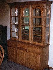 Custom 3-Door Deluxe Display Hutch