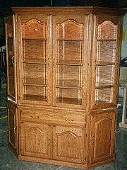 Custom Deluxe Angled Display Hutch