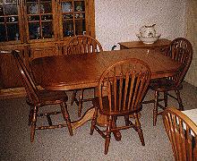 Single Pedestal Square-Round Table